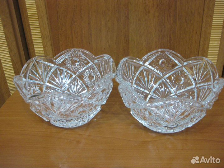 Вазы/салатники хрустальные СССР