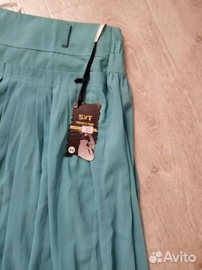 Юбка шелковая длинная