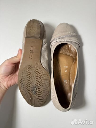 Туфли Gabor натуральная замша