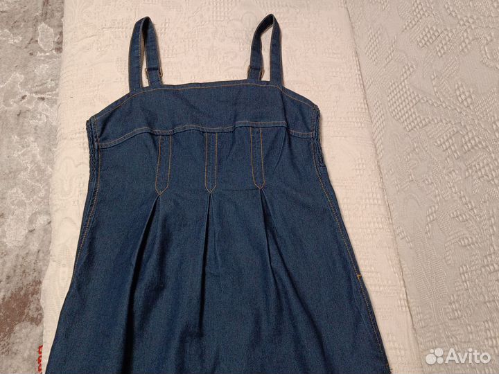 Сарафан джинсовый новый для беременных 48 р