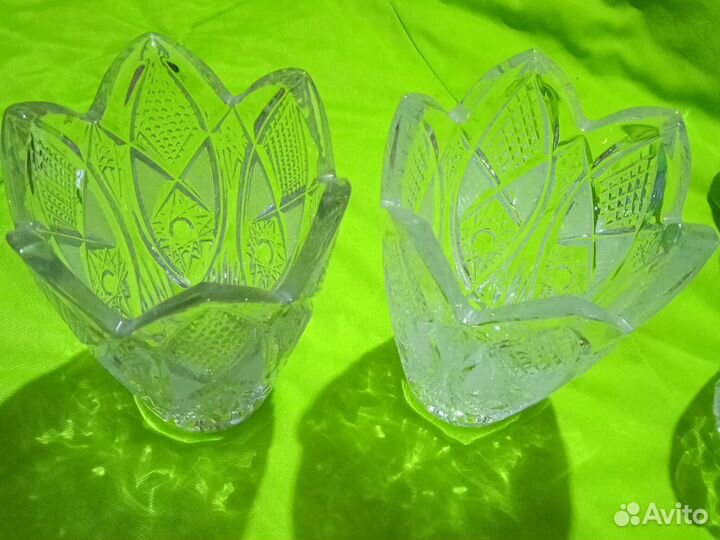Хрусталь СССР вазы, салатники. Винтаж
