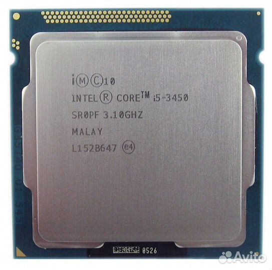 Процессор Intel Core i5-3450 SR0PF 3.10 GHz