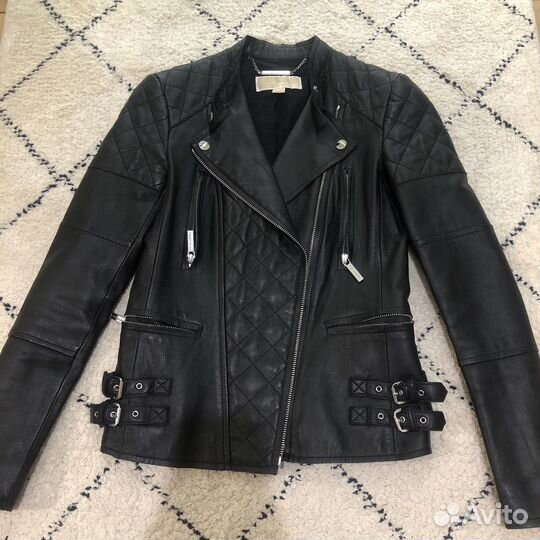 Кожаная куртка michael kors