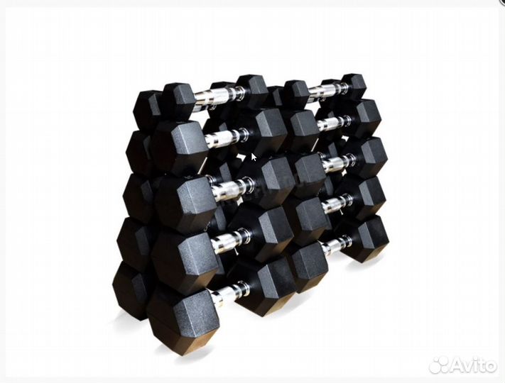 Набор гексагональных гантелей OriginalTools 1-10кг