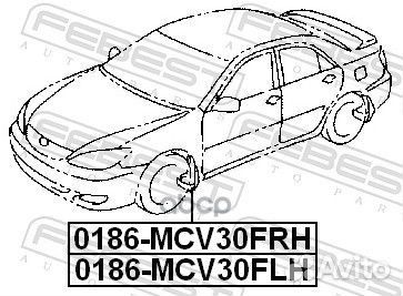 Брызговик передний левый 0186MCV30FLH Febest