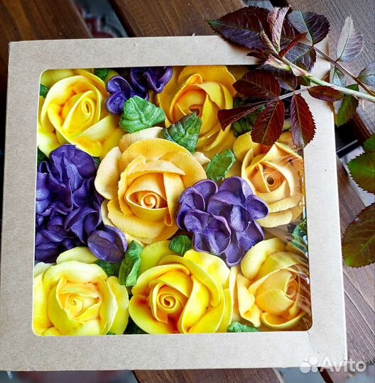 Цветы, букеты из зефира