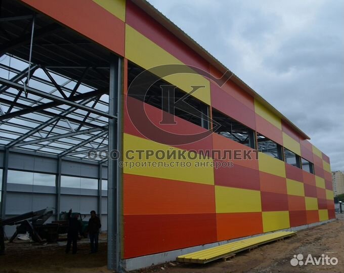 Быстровозводимые Ангары Склады Навесы Магазины xc1