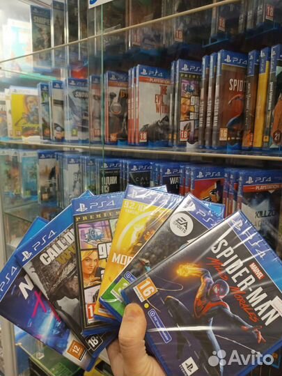 Игры новинки /диски Sony PS4 обмен