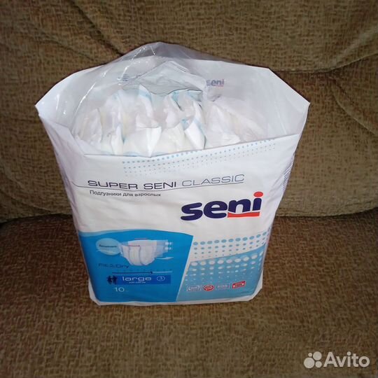 Подгузники для взрослых seni 3