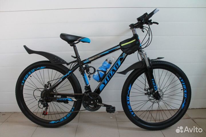 Велосипед горный Черно-синий