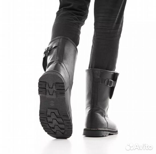 Сапоги зимние натуральная кожа мужские