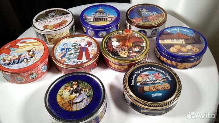 Жестяные банки для коллекции СССР и современные