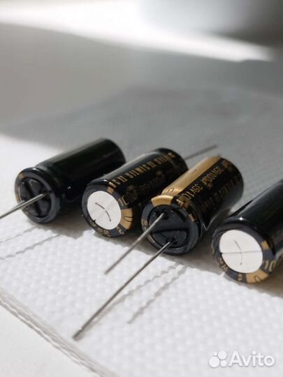 Конденсаторы Nichicon kz, Elna silmic ii, EM fever