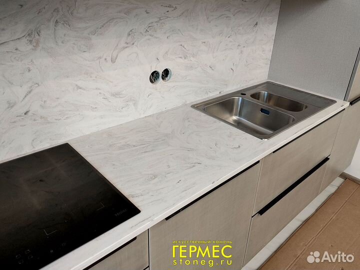 Кухонная столешница из камня м