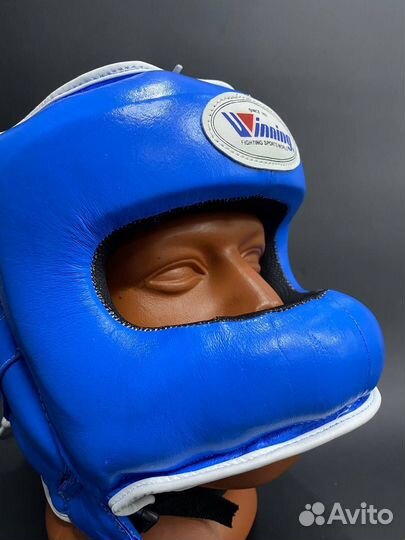 Бамперный Шлем Winning blue