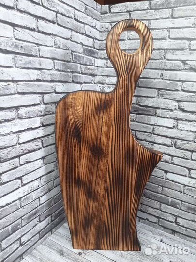 Доска кухонная из бука с обжигом