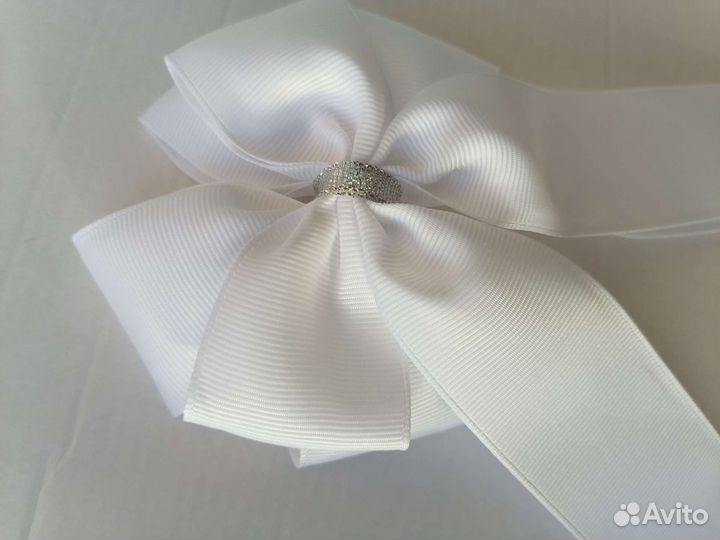 Бант на французской заколке