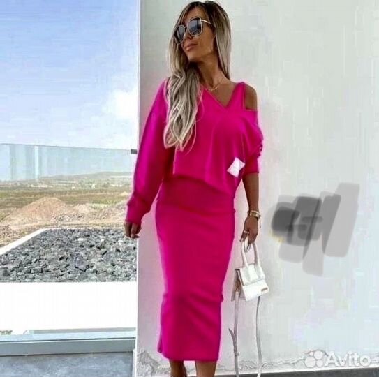 Платье с кофтой