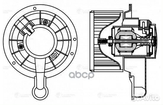 Э/вентилятор отоп. для а/м Ford Explorer (06)