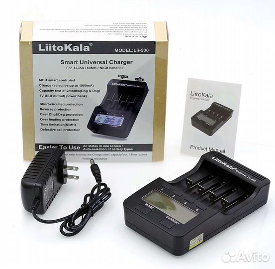 Новое зарядное устройство liitokala lii-500