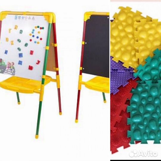 Набор для детской мольберт ортопед коврик