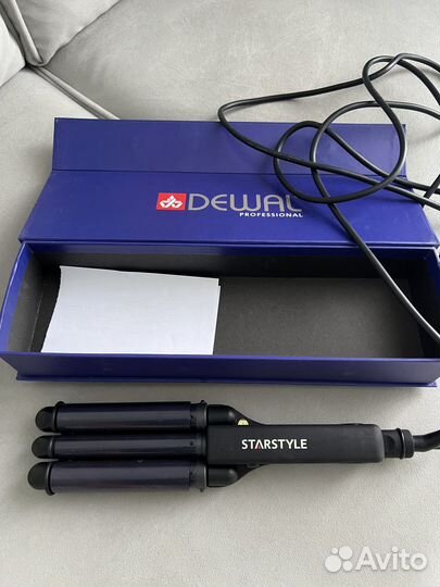 Плойка тройная для волос