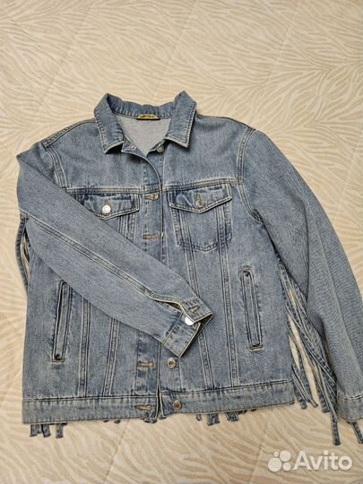 Куртка ретро джинсовая 42