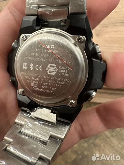 Часы casio g shock gst b400