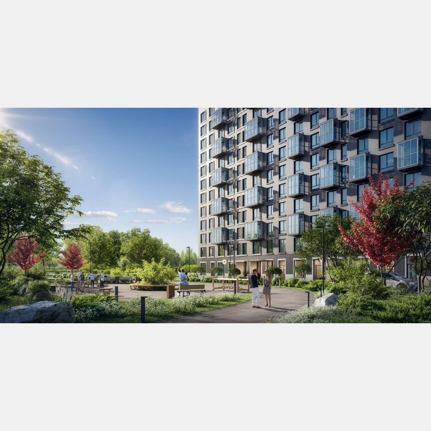 2-к. квартира, 49,4 м², 5/12 эт.