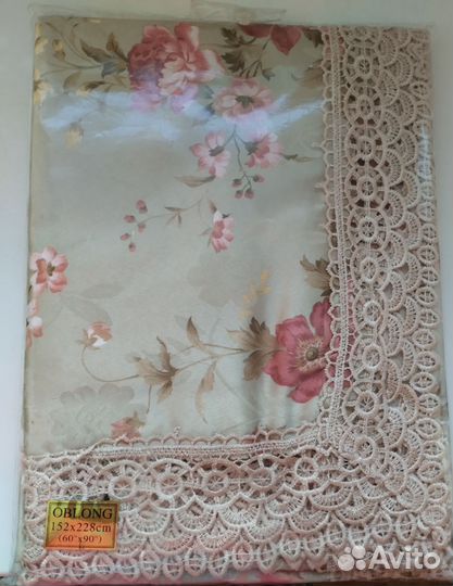 Скатерть с бахрамой 150 на 220