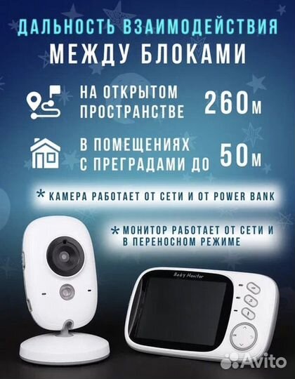 Видеоняня baby monitor