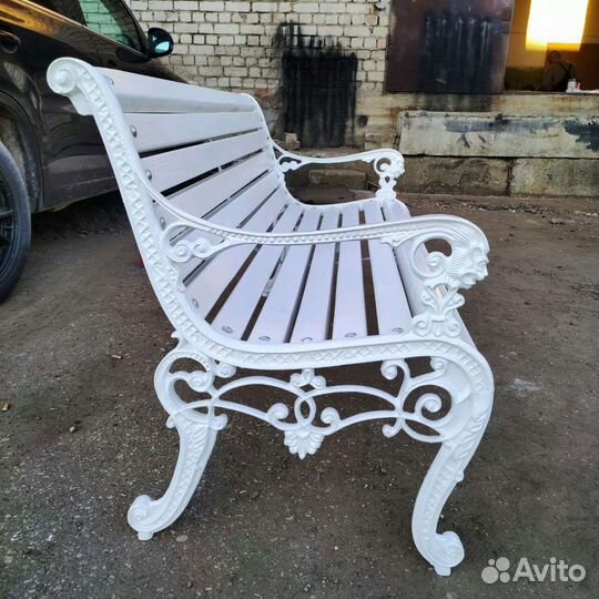 Скамейки чугунные парковые