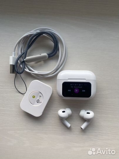 Новые беспроводные аирподс про 2 с дисплеем