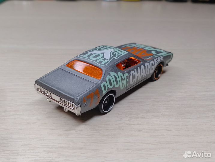 HotWheels. Dodge Charger II (1968-1970) серый