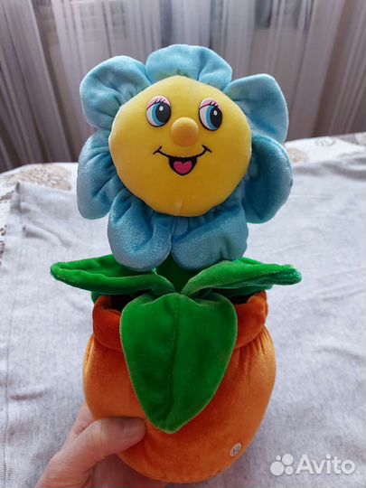 Мягкая игрушка Цветочек в горшке