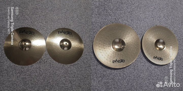 Ударная установка Реarl, Тарелки Sabian Paiste