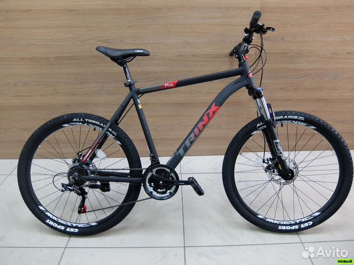 Велосипед горный Чёрно красный