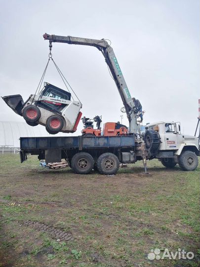 Кран 7-8т манипулятор борт вездеход