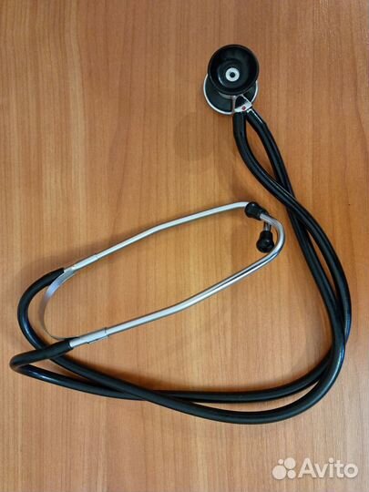 Тонометр и фонендоскоп СССР с кож.кейсом