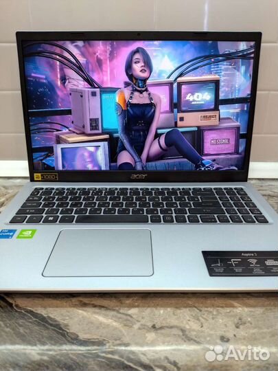 Игровой Acer core i3-1115G4-4 ядра/NvidiaMX350/IPS