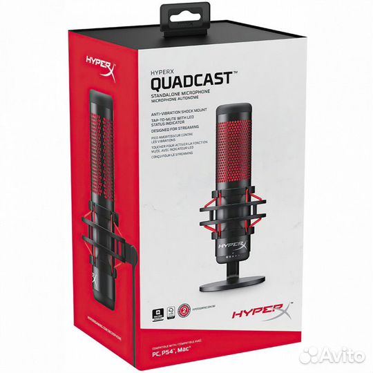 Микрофон HyperX QuadCast Standalon Micropho 435030