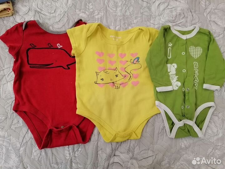 Вещи пакетом на девочку до 74 см