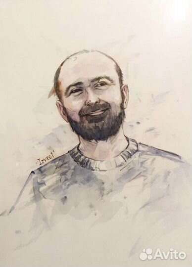 Портрет акварелью на заказ