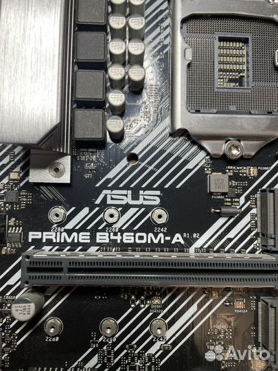 Материнская плата asus prime b 460m-a