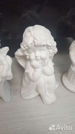 Фигурка ангел из гипса