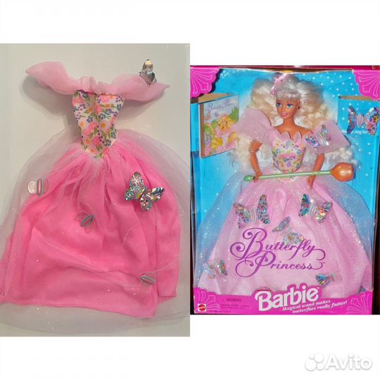 Кукла барби кен аутфит butterfly princess barbie