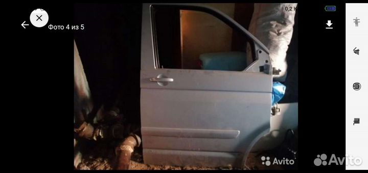 Правая дверь фольсваген мультивен