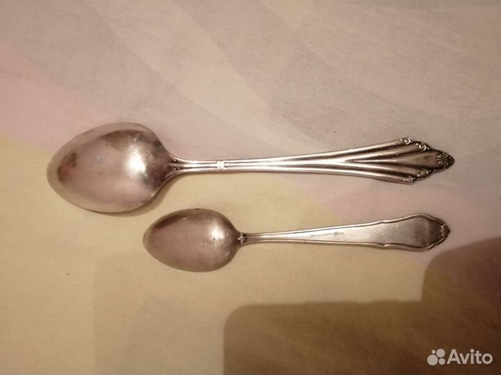 Паре немецких ложек Незельбер металл