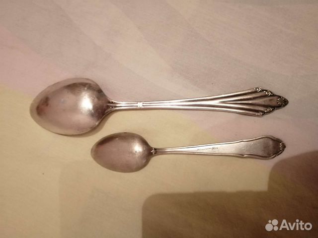 Паре немецких ложек Незельбер металл