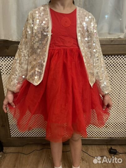 Платье и пиждак нарядны для девочки